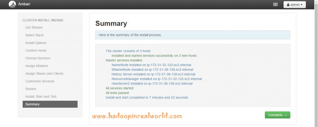 Installing and Configuring a Hadoop Cluster with Apache Ambari – Big ...